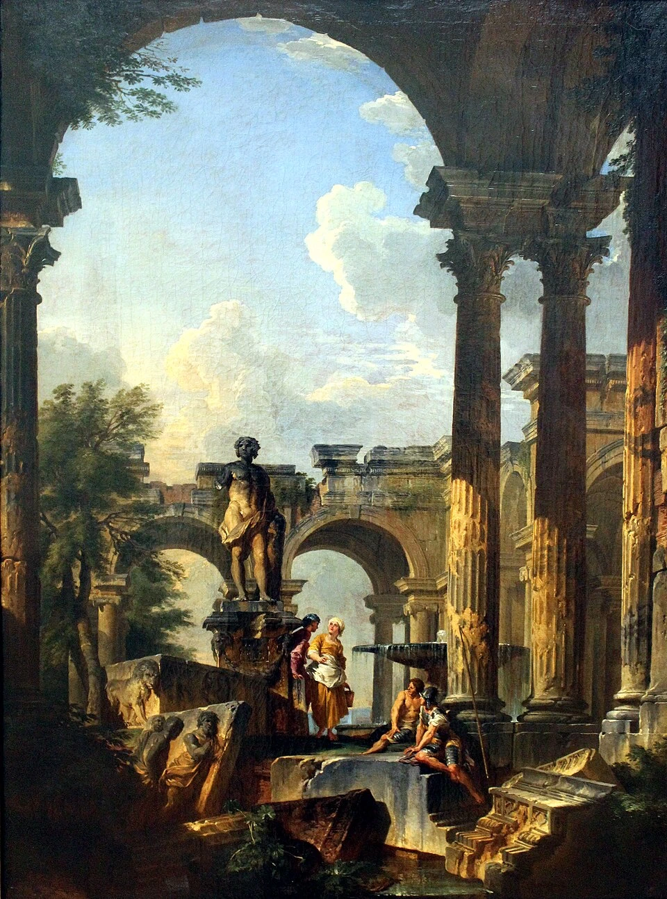 Vista ideale con rovine - Leipzig, Museum of Fine Arts